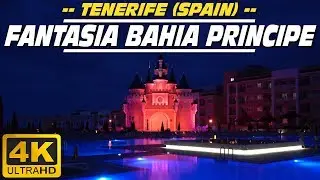 Hotel Fantasia Bahia Principe in the evening (Tenerife - Spain)