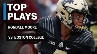 Top Plays: Rondale Moore  vs. Boston College Eagles | Purdue | Big Ten Football