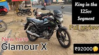 New ￼Hero Glamour X 125. King in tha segment.  glamour x new features #heroglamour125bs6 #glamour 