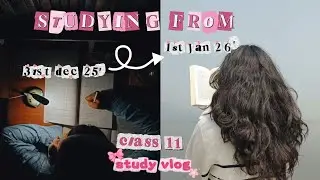 Study with me from 2025 to 2026 | Class 11 pcm | Will i prepare for cuet?! | cuet 2026 update✨🎀