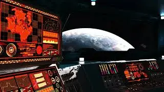 Deep Space Cockpit Rain 🌧️ | Cosmic Drone for Sleep, Focus & Calm (1 Hour)