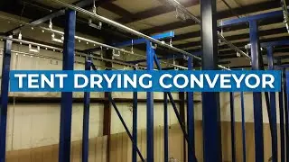 Tent Fabric Drying System | Tent Drying Conveyor