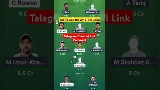 Sha vs Emb Dream11 Prediction || @DREAMISTEAM1 #shavsembdream11prediction #emiratesd10 #shavsemb