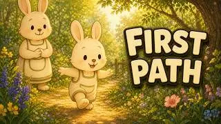 Первая прогулка по тропинке 🐰 | История о кроликах Ханни-Ванни 2 | Истории SnugBug