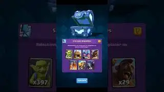 m&eacute;ga coffre foudre sur clash royale!!! 😉
