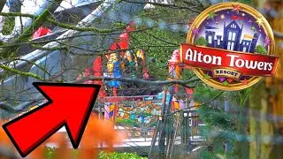 Fun Fair Ride SPOTTED In X-Sector At Alton Towers! Smashing Jump Installation Begins
