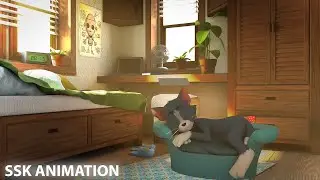 Tom & Jerry Animation | Arnold Render | SSK Production