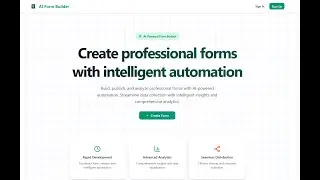 Build Professional Forms in Seconds with AI | Demo