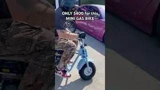 BEST MINI GAS BIKE!!😳 #hoverhearts #gas #minibike #motorcycle #bikelife #moto