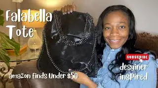 Stella McCartney tote |designer inspired finds under $50| #stellamccartney #amazonfinds #totebag