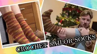 Crochet Rib Socks | Full video tutorial | Off the Chain with Jack