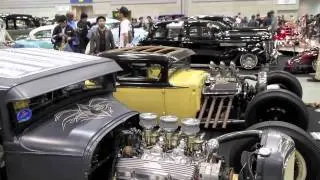 AirMighty at the Mooneyes Yokohama Hot Rod Custom Show 2011 & Flat4 visit!