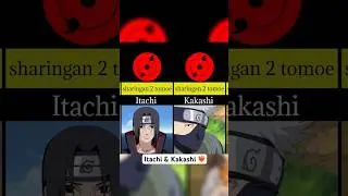 Sharingan 1 & 2 Tomoe users |Naruto & Boruto|#shortsfeed #shorts #short #comparison #ytshorts