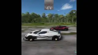 RIMAC NEVERA 1 MILE DRAG BATTLE WITH HYPER CARS #forza #forzahorizon5 #shorts #dragracing