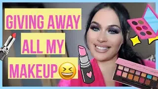 HUGE Makeup Declutter 😆Massive Eyeshadow Palette Declutter 😆 Everything MUST Go!!