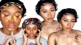 CLEAN MAKEUP & HAIR TUTORIAL FOR BIGINNERS | VNVERONICA