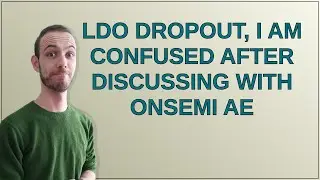 Электроника: Падение напряжения в LDO-регуляторе. Я в замешательстве после обсуждения с консульта...
