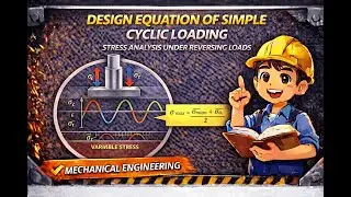 Design Equation of Simple Cyclic Loading | Machine Design | Easy Explanation