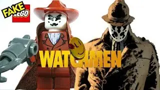 Lego Rorschach Watchmen DC Unofficial Custom Minifigures