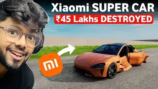Expensive Xiaomi Electric Super Car Crash Test 😭 - AFKaman