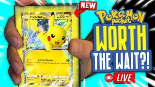 ✅ IT'S HERE! GLOBAL LAUNCH! PACKS & BATTLES! Pok&eacute;mon TCG Pocket!! - Opening Packs & Battling!