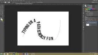 Photoshop CS6 Tutorial - 192 - Text Along a Path