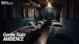 Relaxing Train Sounds | Let's Take the Train and Go on a Trip to a Snowy Landscape