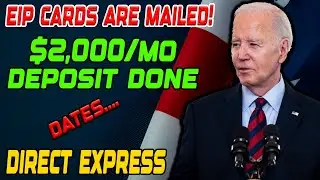 YES! NEW $2000 STIMULUS CHECK DEPOSIT DATES ANNOUNCED - GET YOUR EIP CARDS BEFORE 31 - TODAYS UPDATE