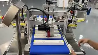 Carton Box Corner Warp Labeller Pasting Machine Automatic