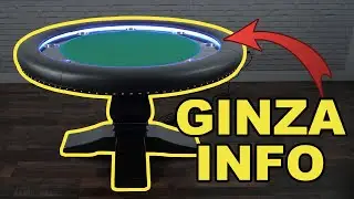 The Ginza LED Poker Table by BBO | Luxury Poker Table for Home Games