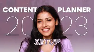 Content Planner Setup for Beginners and Content Creators | Setup your content planner | 2023 Edition