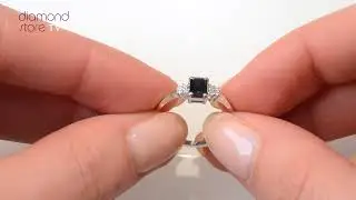 A3026 - Gorgeous Sapphire 6 x 4mm And Diamond 9K White Gold Ring
