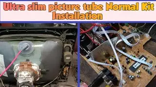 Ultra slim Tv par Local normal China kit install. 14 inchi Ultra slim Tv.  #Hindi
