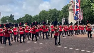 Bands and Guards March to Horse Guards Parade - Brigade Majors Review 2025