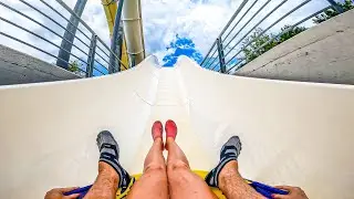 High UpHill Water Slide at Istralandia Croatia