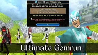 Toram Online : Dx Fighter Ultimate GemRun ( Tank / Dps Gameplay )