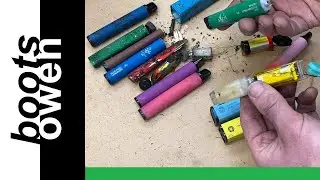 These new e-cigarettes are an environmental disaster! Or a free source of lithium ion batteries?