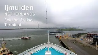 Ijmuiden port (Amsterdam) Netherlands - Felison Cruise terminal - Monnickendamkade berth - Seafarers