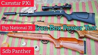 Iron Box Damage Impact Penitration Power test 💥 Camstar PXi,Ihp National 35,Sdb Panther 🔥