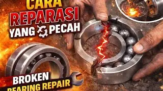 Bearing Pecah Bisa Hidup Lagi?! 😱 Proses Reparasi Bearing Rusak Sampai Normal Kembali #reparasi 