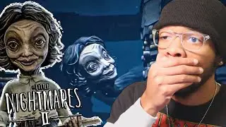 SCARY SCHOOL TEACHER WITH CRAZY LONG NECK | Little Nightmares 2 [2]