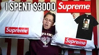 I SPENT $3000 ON SUPREME FIRST DROP & GOT A NAS PHOTO TEE