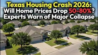Is Texas Real Estate About to Collapse in 2026 |10 Cities Where Investors Are Losing Money