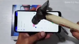 Nokia 5.1 Plus Screen Scratch Test || Scratch Proof Glass || Notch Display 🔨🔨🔨