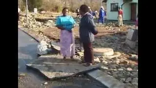 Meredale water pipe burst