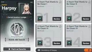 Girls Frontline 2: Exilium | Character Hotline Story (Harpsy) | Beckoning Heart