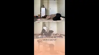 Thoracic & Hip mobility for better movement 🏃🏻&zwj;♀️ #hipmobility #thoracicmobility #exercise #shorts