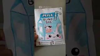 Milk Blind Bag Paper ASMR🥛🐮✨#papercraft #shorts