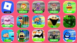 Roblox,NINA PRISON RUN,MISS ANI-TRON PRISON RUN,CARNIVAL CLOWN PRISON RUN! (Obby).