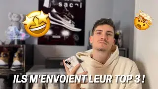Le top 3 sneakers des abonnés ( Je réagis 🤩 )
